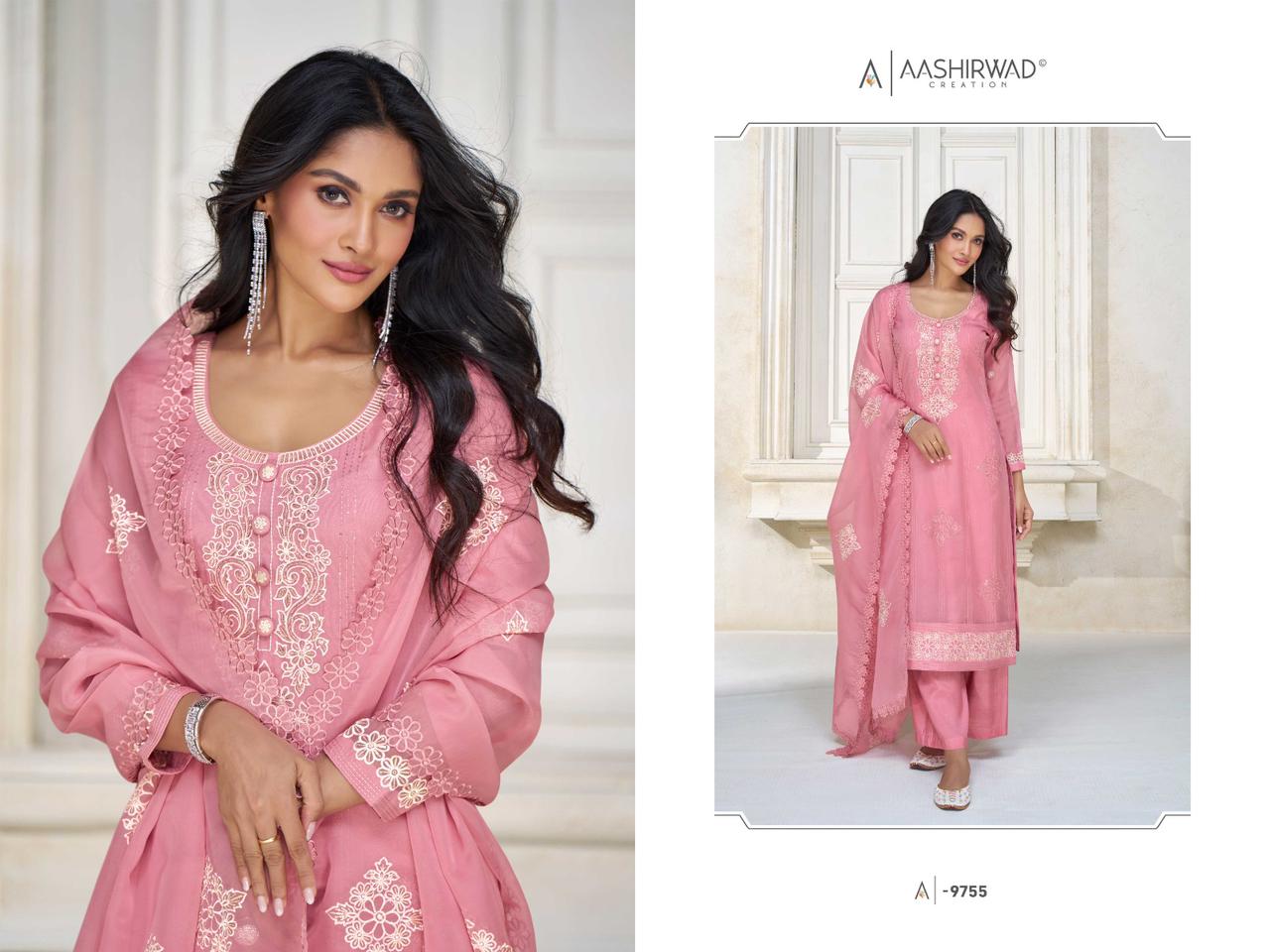 Aashirwad Pestal Designer Salwar Suits Catalog
